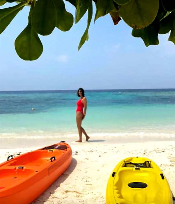 Vishals ex fiancee Anishas bikini photo rocks internet Vishals ex fiancee Anishas bikini photo rocks internet