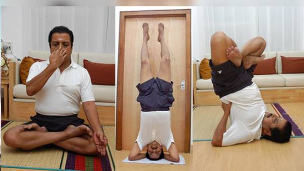 Sivakumars breathing exercise video goes in social media Sivakumars breathing exercise video goes in social media
