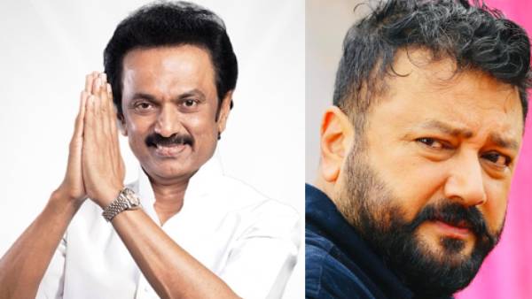 Actor Jayaram Meets DMK president stalin in person and conveyed wishes Actor Jayaram Meets DMK president stalin in person and conveyed wishes