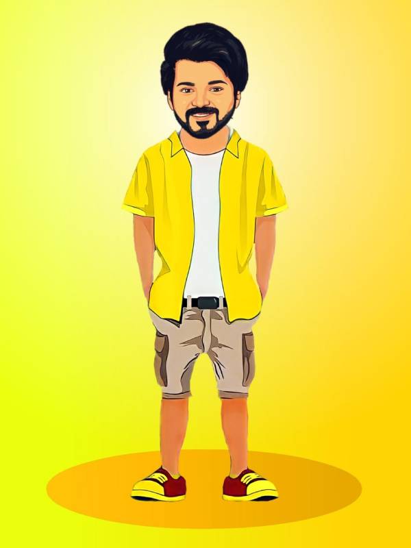 விஜய் கேரிகேச்சர்