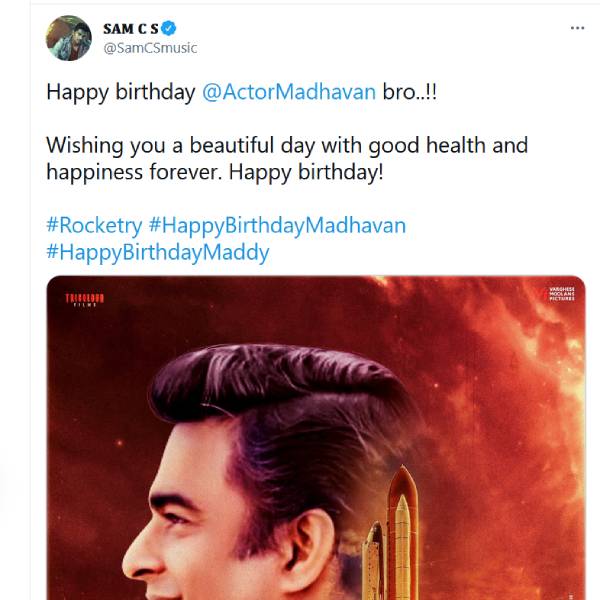 சாம் சிஎஸ் வாழ்த்து
