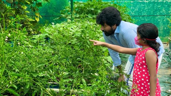 சிவகார்த்திகேயன் வீட்டு தோட்டம்