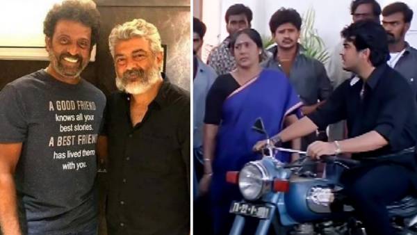 Actor Sampath rao reveals the story behind that he selling bike used by Thala Ajith Actor Sampath rao reveals the story behind that he selling bike used by Thala Ajith