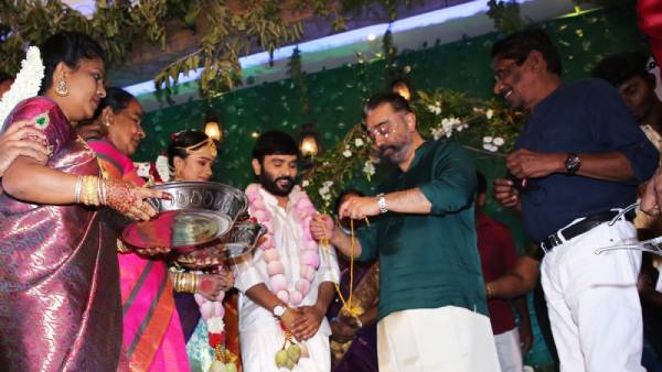 Snehan - Kannika wedding led by Kamalhassan ... Greeting celebrities Snehan - Kannika wedding led by Kamalhassan ... Greeting celebrities
