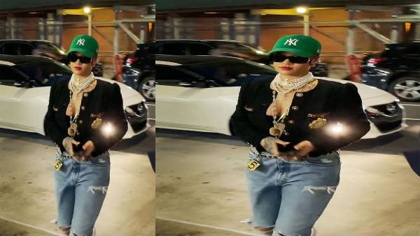 Rihanna recent shopping in an open Jacket and costly pearls grabs attention! Rihanna recent shopping in an open Jacket and costly pearls grabs attention!
