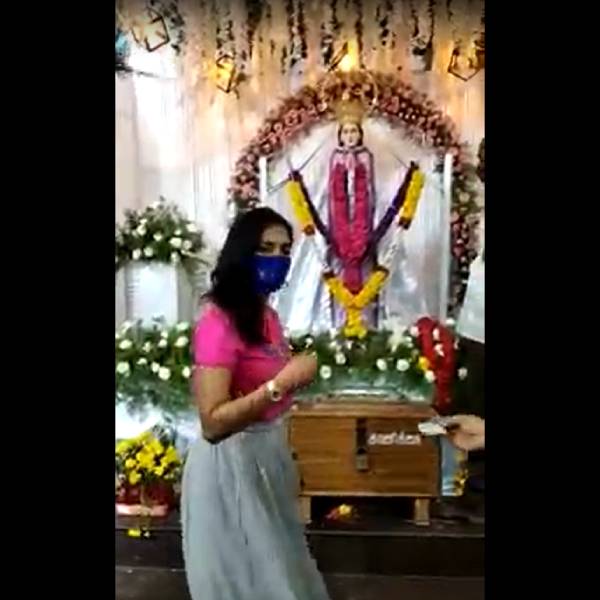 பனிமாதா கோவிலில் அமலா பால்