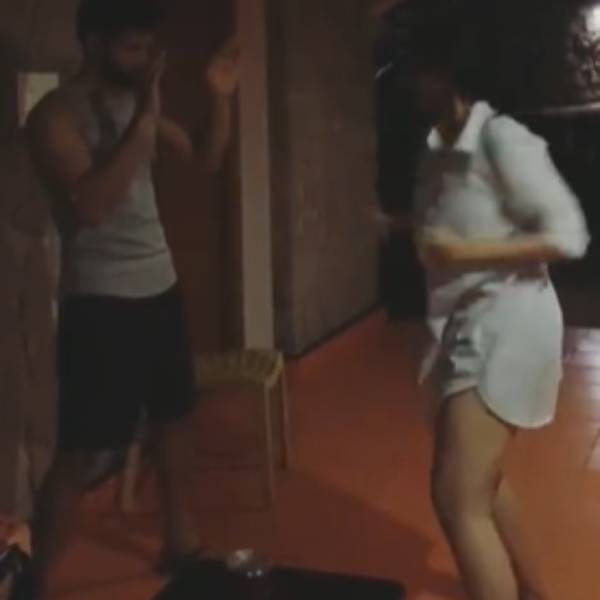 Andrea boxing training with sarpatta parambarai actor video goes viral Andrea boxing training with sarpatta parambarai actor video goes viral