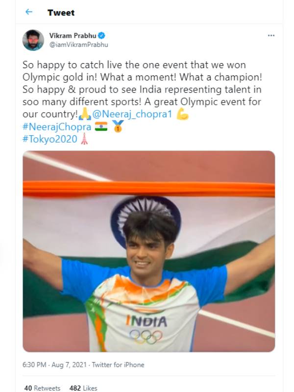 விக்ரம் பிரபு ஹாப்பி