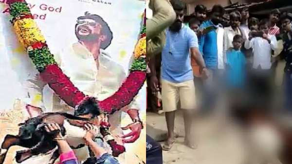 ரத்த அபிஷேகம் செய்த ரசிகர்கள்