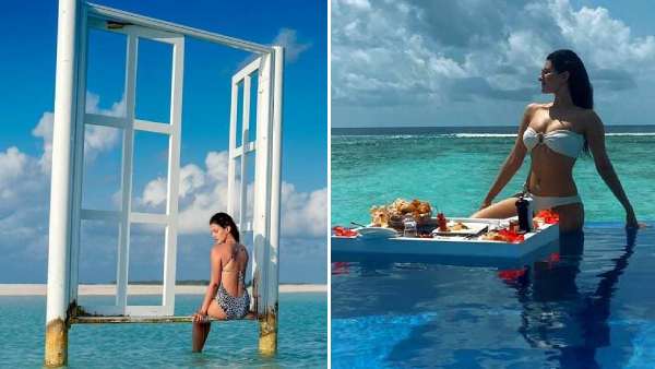 நடுக்கடலில் பிகினியில் பிரேக் ஃபாஸ்ட்