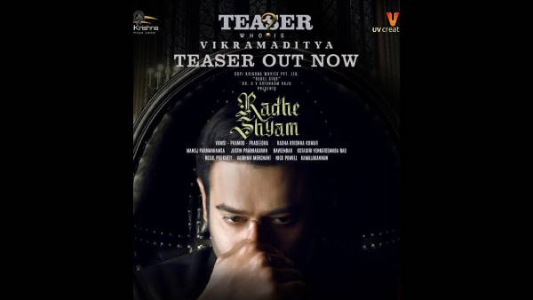 பிரபாஸ் பிறந்தநாள்... மிரட்டலான டீசர் வெளியிட்ட ராதே ஷ்யாம் டீம் 