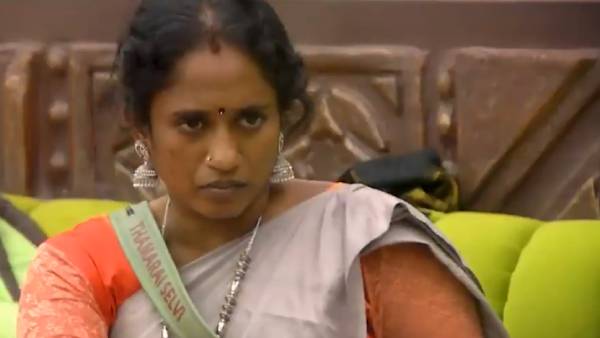 ஷாலை போர்த்தியப்படி வந்த தாமரை