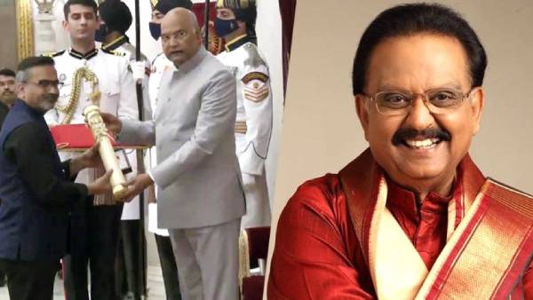 விருதை பெற்ற எஸ்பிபி.சரண்