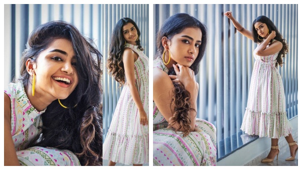 சிரிப்பால் மயக்கும் அனுபமா பரமேஸ்வரன்... சொக்கி போன ரசிகர்கள்!