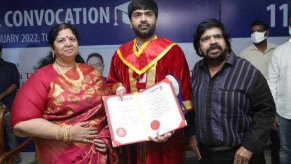 சிம்புவிற்கு டாக்டர் பட்டம்