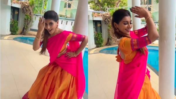 பாவாடை தாவணியில்… இடுப்பை வளைத்து நெளித்து… சாமி சாமி பாடலுக்கு டான்ஸ் ஆடிய யாஷிகா ஆனந்த்!