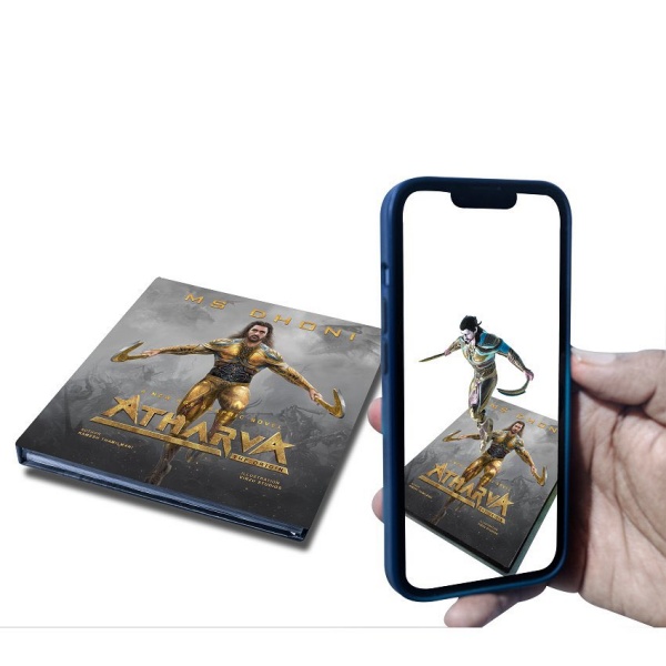 Super Star rajinikanth Releases ms dhoni s atharva the origin book Super Star rajinikanth Releases ms dhoni s atharva the origin book