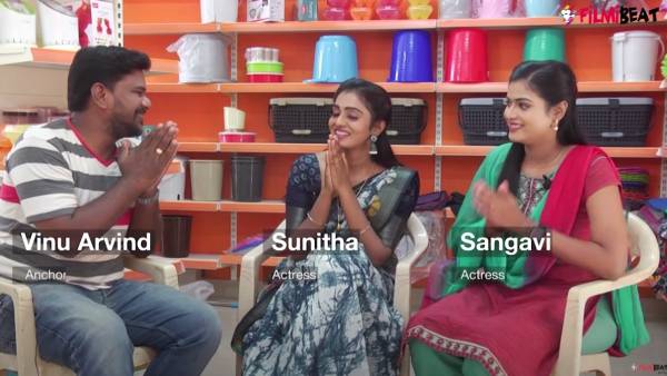 மதுரை சிஸ்டர்ஸ் சீரியலில் ...ஷூட்டிங் ஸ்பாட்டில் சுனிதா மற்றும் சங்கவி ஸ்பெஷல் பேட்டி 