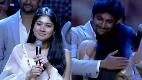 மேடையில் கதறி அழுத சாய் பல்லவி... கட்டி அணைத்து ஆறுதல் சொன்ன நானி!