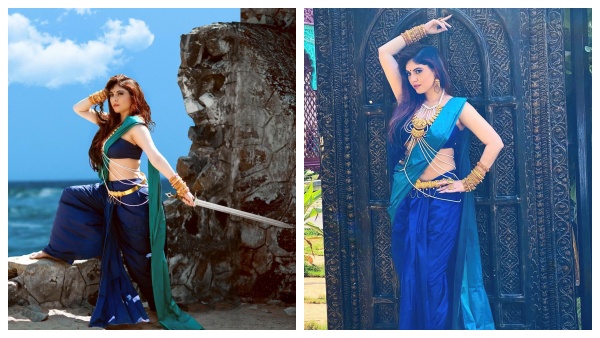 தேவசேனாவாக மாறிய ஷெரின்... என்ன போஸ் கொடுத்தாலும் நோ யூஸ்... பட வாய்ப்பு வரலையே!