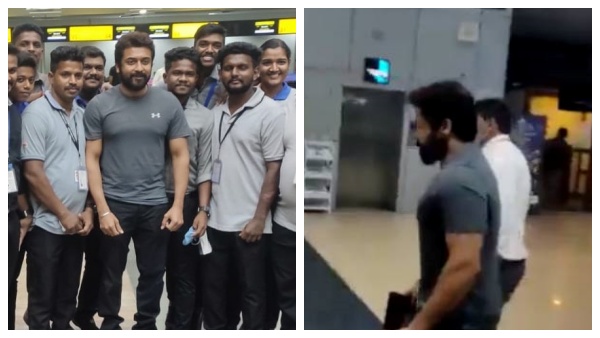 தாடியோட சூப்பரா இருக்காரே சூர்யா... வெளியானது சூர்யா41 படத்தின் புதிய லுக்! 