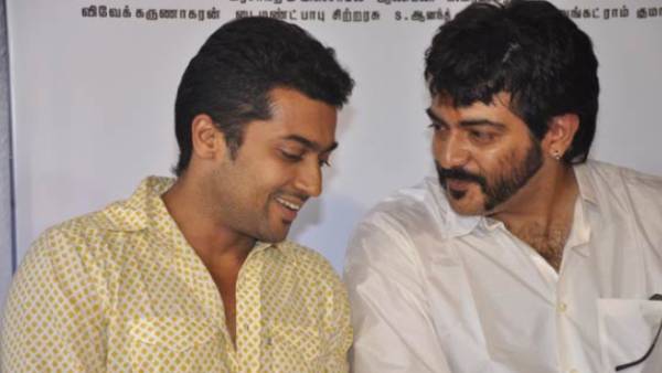 அஜித் – சூர்யாவிற்கு இடையே இப்படி ஒரு நட்பா...இதுவரை தெரியாம போச்சே 