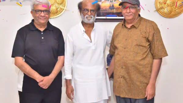 Rajinikanth gives surprise to Y.G.Mahendras drama troop Rajinikanth gives surprise to Y.G.Mahendras drama troop
