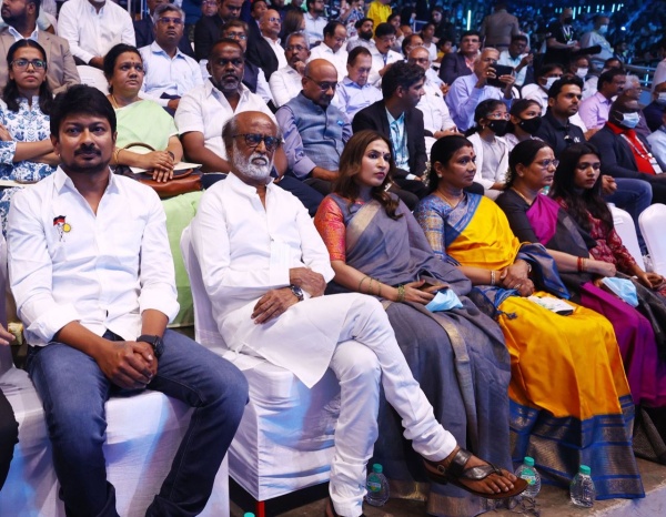 செஸ் ஒலிம்பியாட் பிரதமர் விழாவில் பங்கேற்ற ரஜினிகாந்த்
