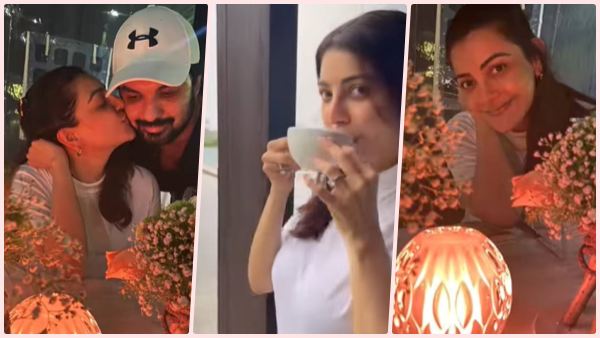 குடும்பத்துடன் கோவாவில் காஜல் அகர்வால் குதூகலம்.. மகனின் முதல் விடுமுறை கொண்டாட்டம் என சிலிர்ப்பு! 