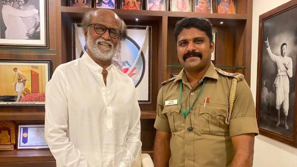  'வாங்க ரியல் சூப்பர் ஸ்டார்ஸ்'..நுங்கம்பாக்கம் போலீசாரை வீட்டுக்கு அழைத்து ரஜினிகாந்த் பாராட்டு