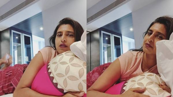 மெத்தையில் புரண்டபடி குட் நைட் சொன்ன கஸ்தூரி..ரசித்து பார்க்கும் ரசிகர்கள்!