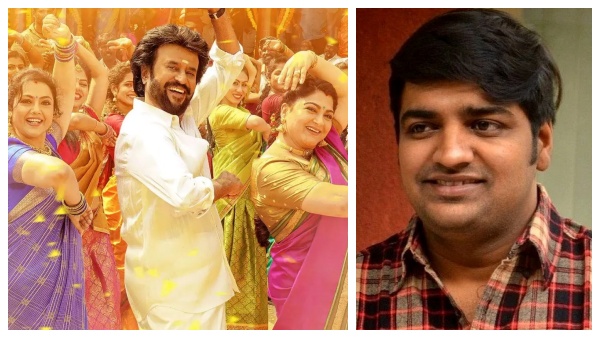 ரஜினியிடம் இடக்கு மடக்காக கேள்வி கேட்ட சதீஷ்... அவரை நாசூக்காக விரட்டிய சூப்பர் ஸ்டார்