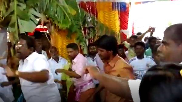 கோயிலில் ஆடிய சூரி