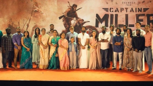 கேப்டன் மில்லர் சூட்டிங்கில் தனுஷ்