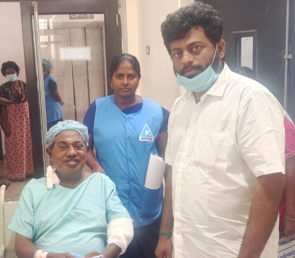 போண்டா மணிக்கு சிகிச்சை