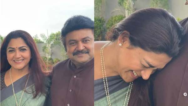 பிரபு தோளில் சாய்ந்து சிரிக்கும் குஷ்பு.. அந்த பக்கம் யாரு தெரியுமா? வாரிசு ஷூட்டிங் ஸ்பாட் க்ளிக்ஸ்