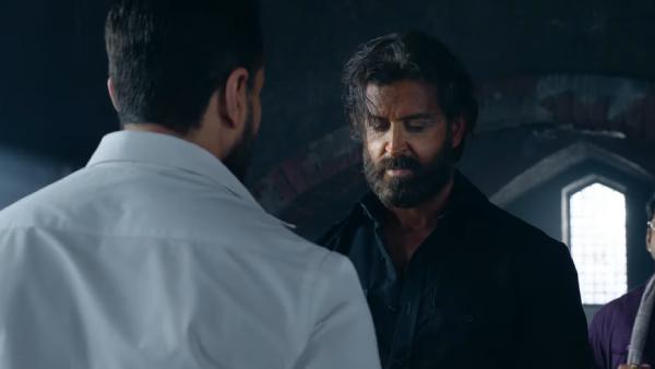 ப்யூர் வெறித்தனம்.. அந்த பில்டிங்கிலருந்து குதித்து வெட்டுற ஷாட்லாம்.. விக்ரம் வேதா டிரைலர் ரிலீஸ்! 