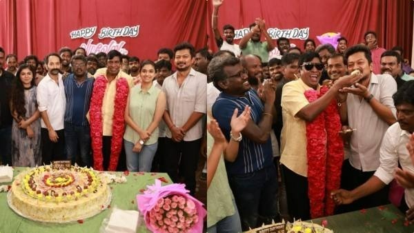 படக்குழுவுடன் பிறந்தநாள் கொண்டாடிய வடிவேலு