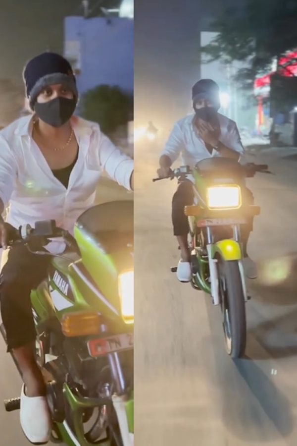 சர்ச்சைக்குள்ளான பைக் பயணம்