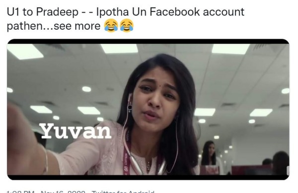 மங்காத்தா மியூசிக்கே காப்பி.. யுவன் ஒரு பக்கா ஃபிராடு.. லவ் டுடே இயக்குநர் பிரதீப் ரங்கநாதன் லீக்ஸ்! | Ajith and Yuvan Shankar Raja fans slams Love Today DIrector Pradeep Ranganathan for his hatred posts 1 வாய்க்கொழுப்பு ஜாஸ்தி